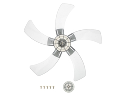 Válvula Do Ventilador De Plástico De 18 Polegadas, 5 Pás, Pás Sobressalentes Para Ventilador De Piso, Modelo Geral.