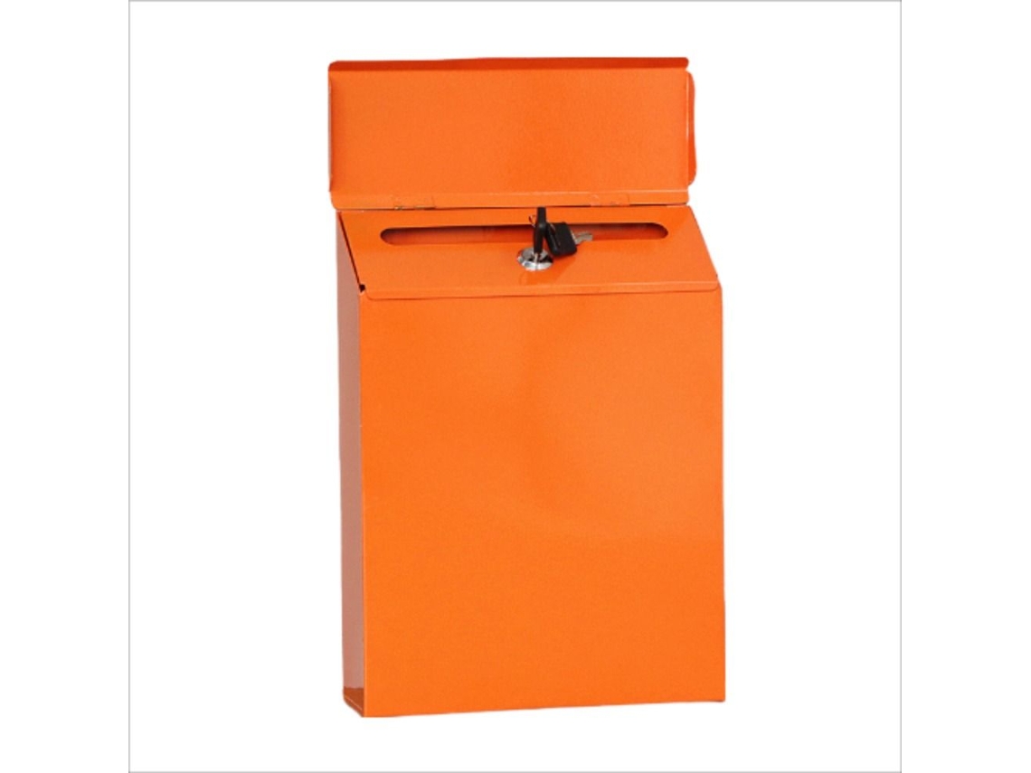 Buzón de correos naranja