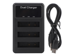 2026-cargador De Baterías Para Cámara, Cargador Usb Para Np Bg1, Pack De 3 Cargadores De Baterías Digitales