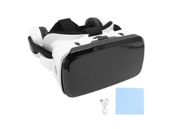 Capacete Vr Óculos 3d Realidade Virtual Com Lentes Anti Luz Azul Para Celulares 5.5-7.2 Polegadas