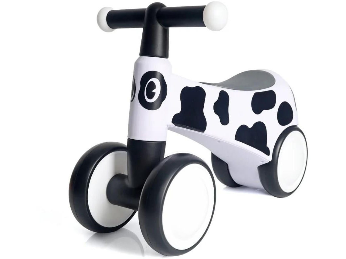 Bicicleta Sin Pedales Niños - 1 A 3 Años - Luces Led - Blanco