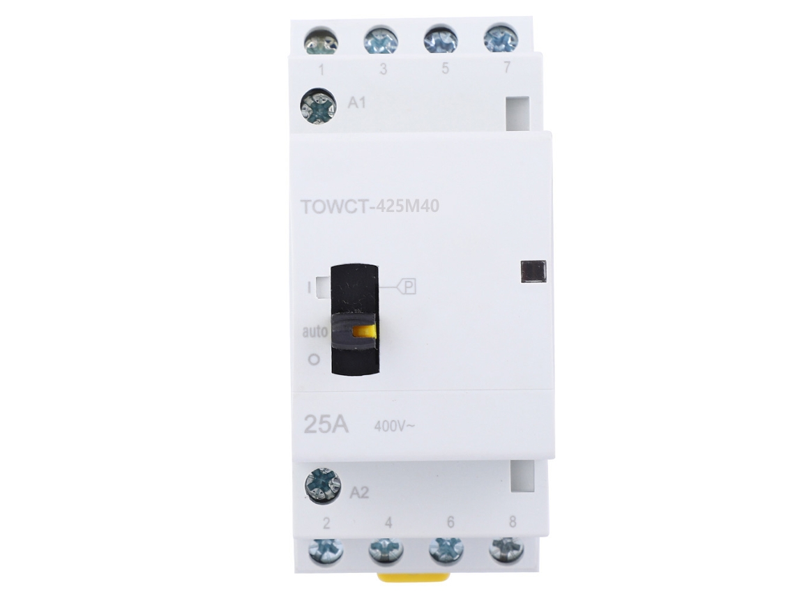 Contactor De Ca Residencial 4p 25a 230/240v 4no Manual Para Control Remoto