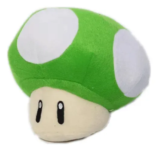 Pelúcia De Cogumelo Kawaii Premium Super Mario Bros.vayotoy