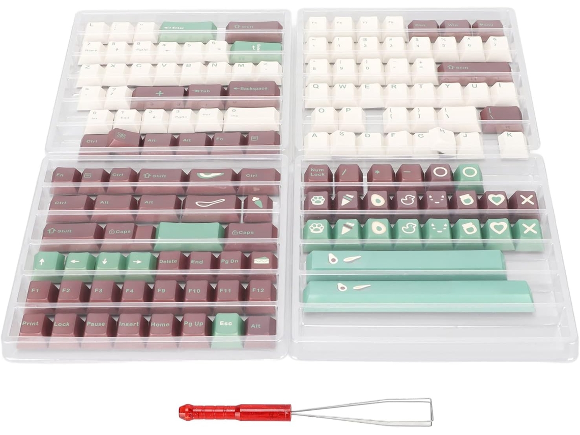 Teclado Mecánico Con Teclas Pbt, 143 Mm De Altura Y Tecnología Cherry.