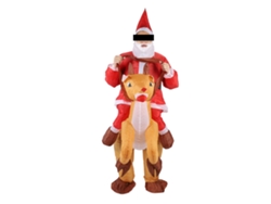 Disfraz de reno inflable para adultos para Navidad