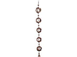 Cadena de lluvia colgante para exteriores, campanilla de viento para jardín, decoración colgante para exteriores Gokoco