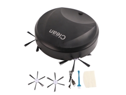 Aspiradora robótica inteligente inalámbrica y silenciosa con carga USB para limpieza y fregado automático de pisos.