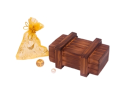 Caja de truco Baúl de madera