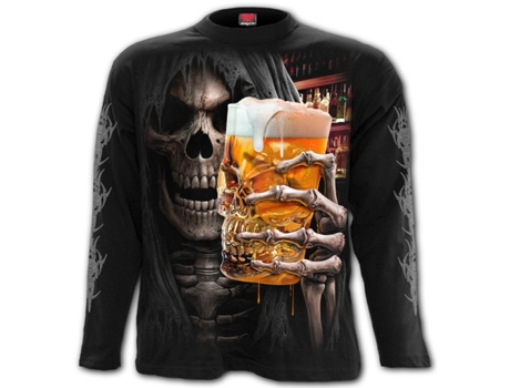 Camiseta Live Loud SPIRAL (XL - Algodn - Negro)