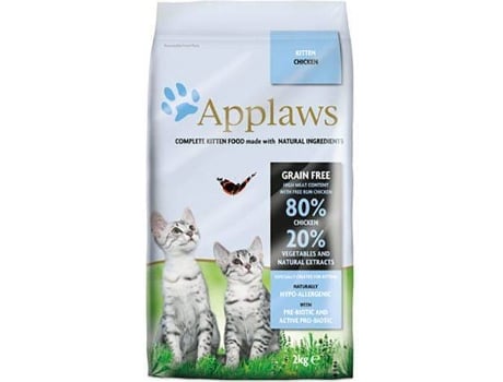 Pienso para Gatos APPLAWS Kitten (7.5 kg - Seca - Todas las Edades - Sabor: Pollo)