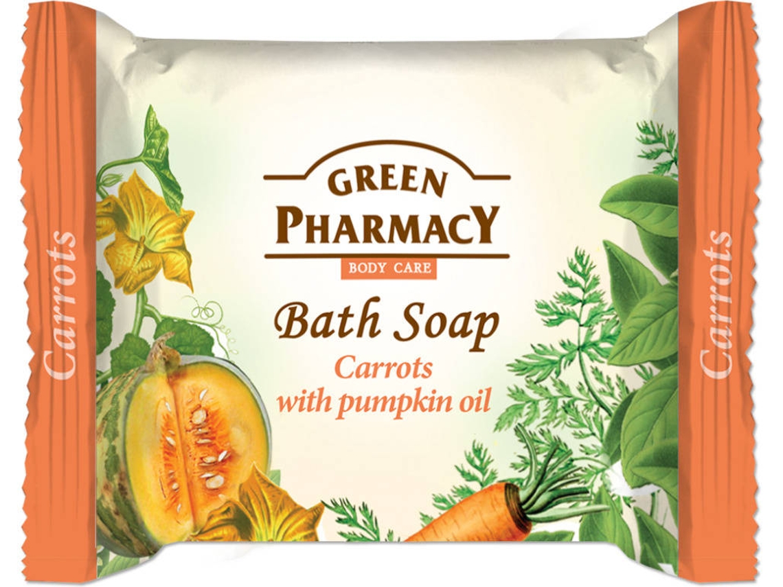Jabón GREEN PHARMACY Bar Carrots And Pumpkin Seed (100g)