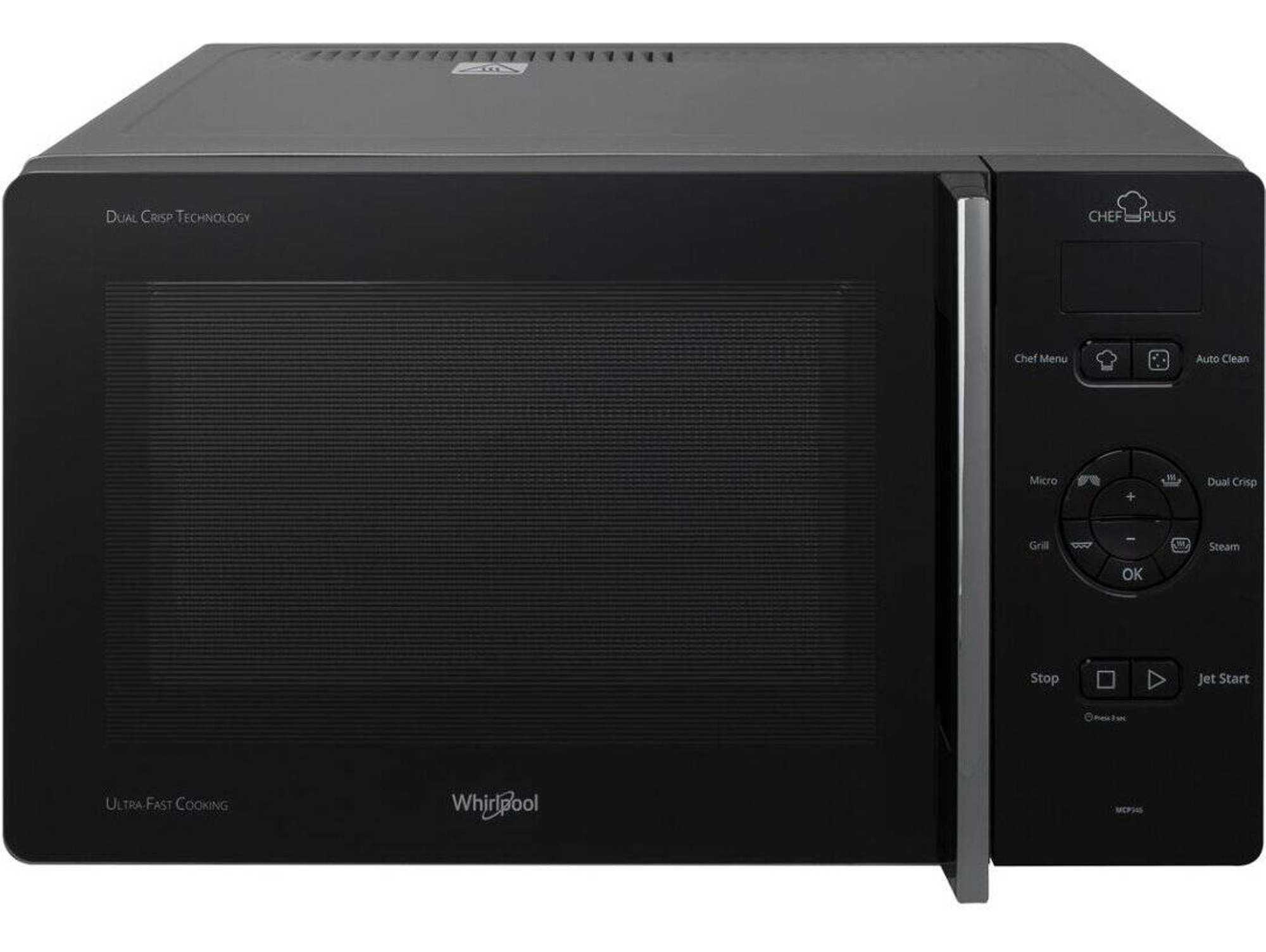 Microondas WHIRLPOOL MCP 346 SL (25 L - Con Grill - Negro)