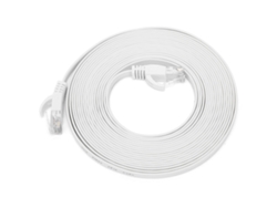 Cable Ethernet Cat6 Gigabit 2026-as-Cabo de 8 núcleos, par trenzado de cobre plano, 15 metros.