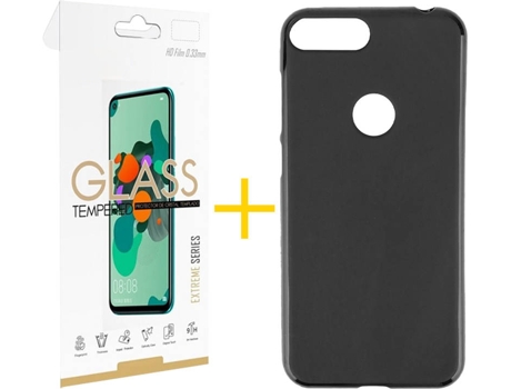Carcasa + Protector Alcatel 1S 2019 SKYHE Lisa Negro 79529