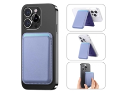 Cartera magnética para iPhone 13/14/15/16/17 Pro/Pro Max Morada Hexinyigjly