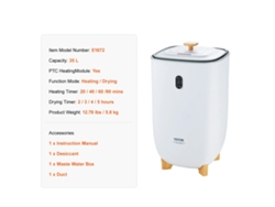Calentador de toallas de lujo, capacidad de 35 L, módulo de calentamiento PTC, 35 L