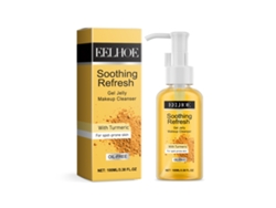 El gel limpiador de cúrcuma Eelhoe limpia suavemente el maquillaje.
