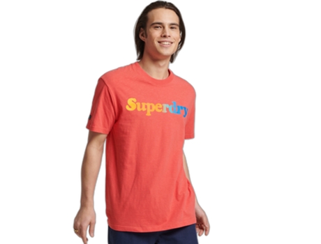 Camiseta para Hombre SUPERDRY (XS - Algodón - Multicolor)