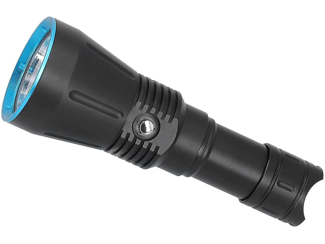 Antorcha De Buceo, Punto De Recepción Multifuncional Amplio Uso 1000lm De Alto Brillo, Duradera Y Resistente Para Buceo Yizhood (negra)