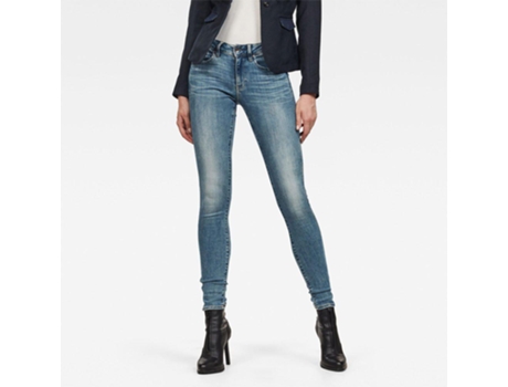 G-Star Midge Zip Mid Waist Skinny Jeans