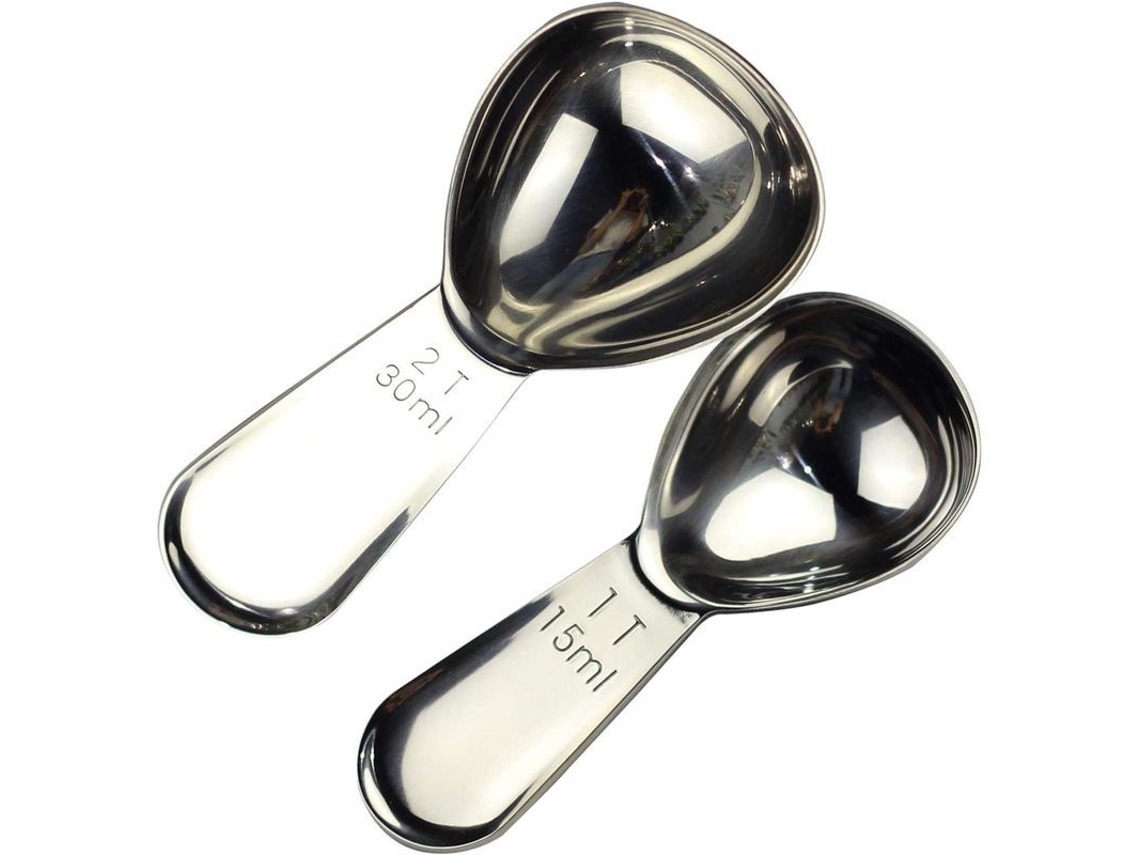 2026altiro-cuchara De Café De Acero Inoxidable 18/8 De 15 Ml X 30 Ml (1 X 2 Cucharadas) Para Café O Pastel.