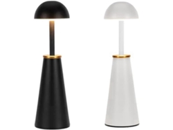 Lámpara de mesa LED recargable, portátil, con pilas, luz nocturna táctil con Gokoco