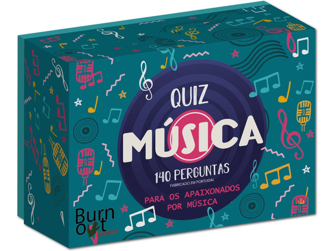 JOGO TABULEIRO BURN OUT MÚSICA