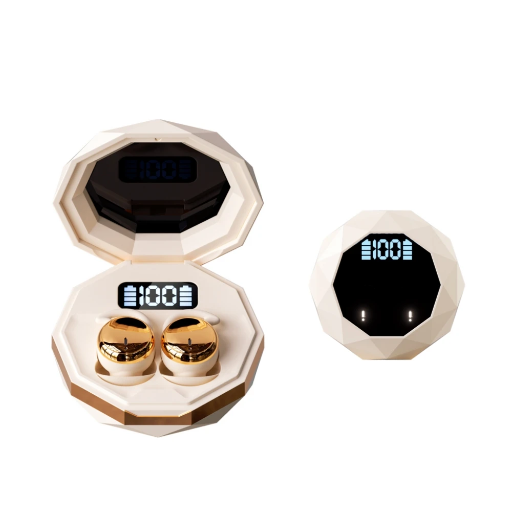 Auriculares inalámbricos para dormir (marrón claro), Bluetooth 6.0, suaves, intrauditivos.