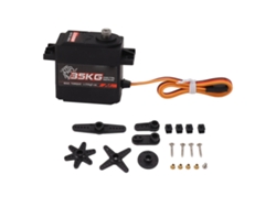 Servomotor Rc De 35 Kg Con Engranajes Metálicos, Alta Precisión, Bajo Nivel De Ruido, Para Barcos Robot.