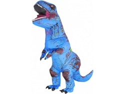 Disfraz Inflable De Dinosaurio Para Adultos, Lindo Disfraz De T-rex Para Halloween, Color Azul.