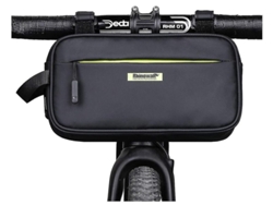 Bolsa para manillar de bicicleta Yizhood, bolsa para guardar el cuadro de la bicicleta (negra)