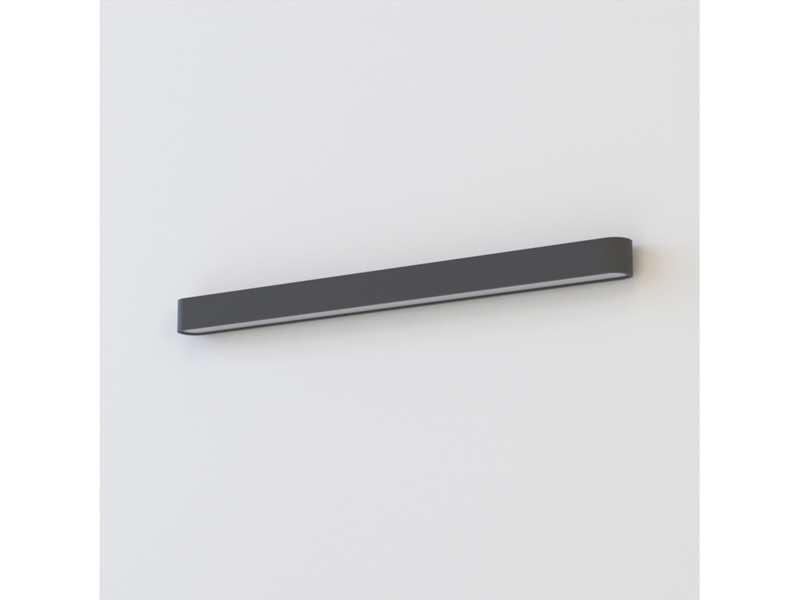 Lámpara NOWODVORSKI Soft Led Graphite 90X6 Candeeiro De Parede (Grafito - Aluminio)