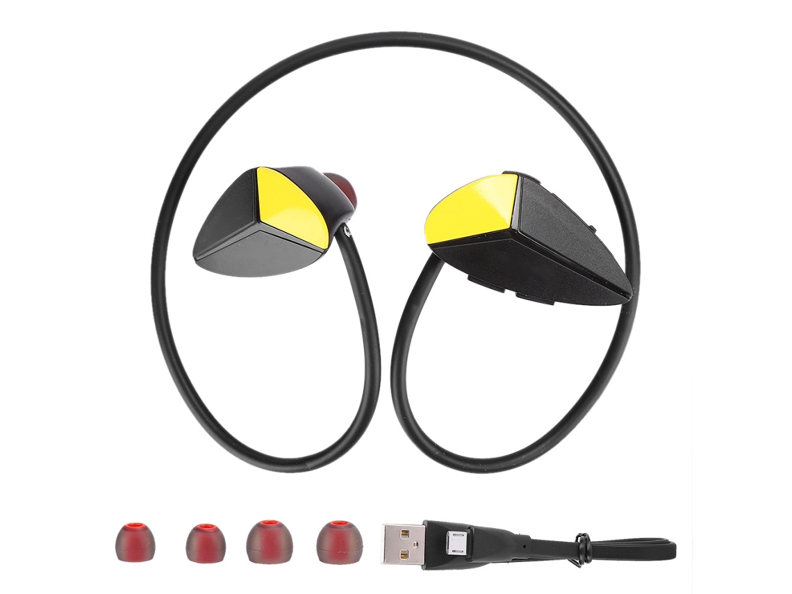 Auriculares Inalámbricos Bluetooth Impermeables Con Collar Deportivo Y Sonido Estéreo.