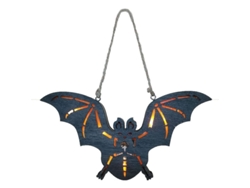 Letrero De Murciélago Para Halloween, Letrero De Bienvenida Para La Puerta, Decoración Para Interiores Y Exteriores.