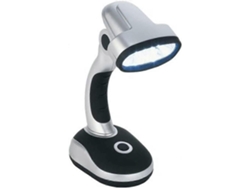 Rebe-lámpara Portátil Led 12 Luces Brillo Intenso Inalámbrica Batería Flexible Camping Oficina Hogar Lectura Mesa Noche Negro