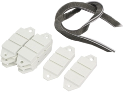 8 Piezas De Bloque De Plástico Cortavientos Para Ventana Corredera De 79 Mm X 30 Con Tira De Sellado