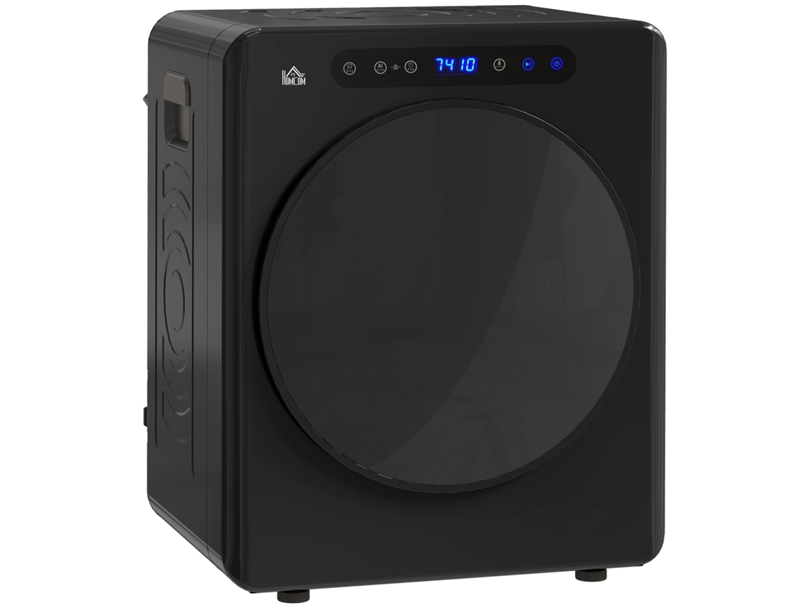 Secador de pelo eléctrico de 1000 W y 3 kg con 6 modos y temporizador, acero inoxidable, negro, ZENCORE SERVICES
