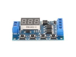 Placa De Controle Dual Mos Tube Com Temporizador De Ciclo E Atraso Para Casa Inteligente 5-30v