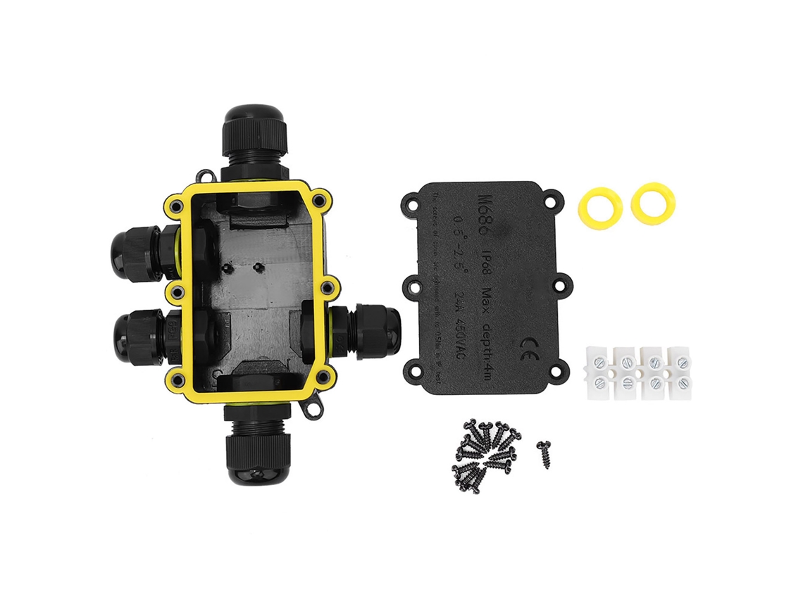 2026velora-caja De Unión Ip68 Plástica Para Conexiones Subacuáticas 5m T100 450vac 24a Ul94v‑2