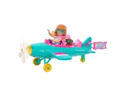 Barbie Chelsea puede ser… Avión y caja de muñecas con accesorios Htk38