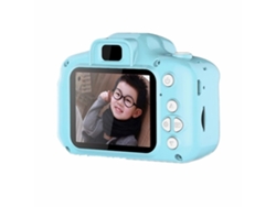 Cámara Para Niños,800W Regalo Digital De Dibujos Animados Para Niños-Azul + 32G CHRUI