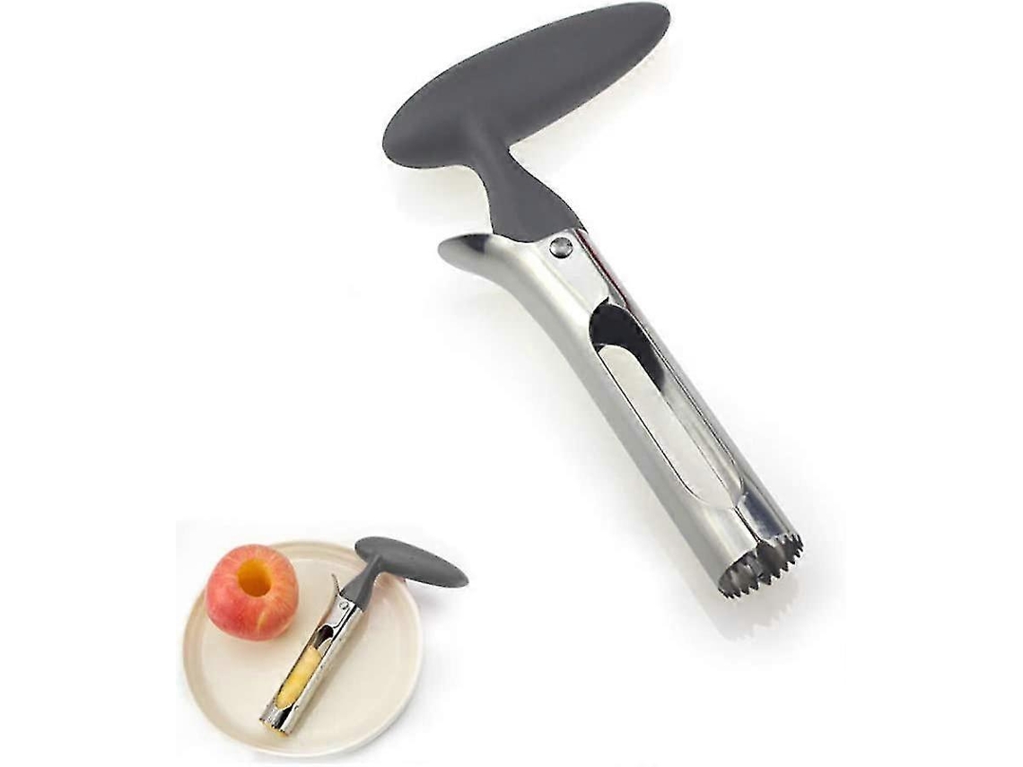 Cortador De Manzanas De Acero Inoxidable Con Mango Ergonómico, Herramienta Para Quitar El Corazón De Manzanas Y Peras