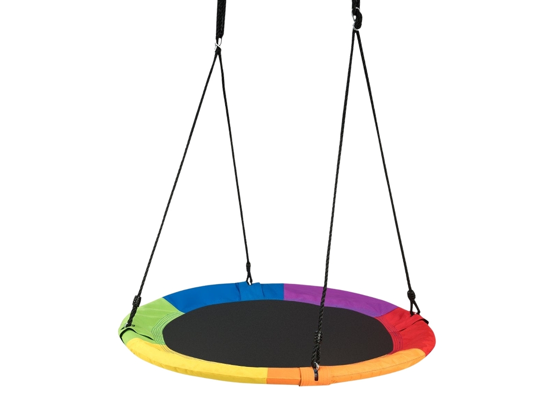 Balanço Infantil Para Jardim E Áreas Externas, Com Capacidade De Até 150 Kg, Colorido/verde