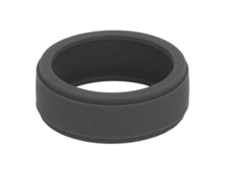Cubierta Protectora De Anillo De Silicona Para Anillo Inteligente Compatible. Color Gris Oscuro. Tamaño M.