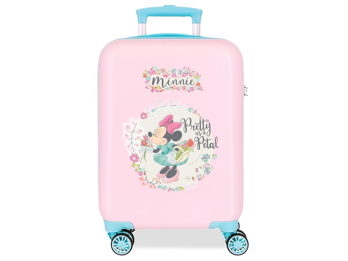 Bolsa de cabina rosa con estampado floral de Minnie de Disney