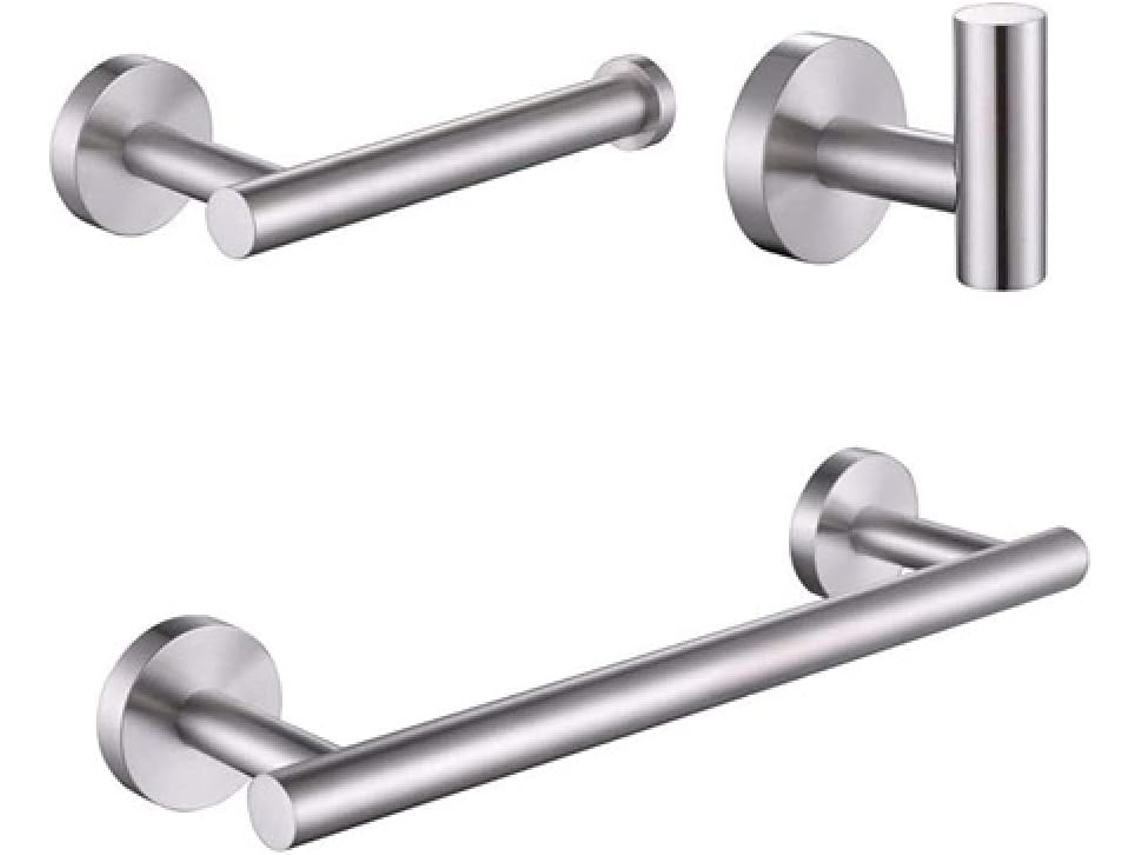 3 Soportes Para Toallas De Papel De Acero Inoxidable Sus304, 3 Kits