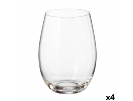Set de Vasos BOHEMIA CRYSTAL Clara (Transparente - Cristal - 560 ml)