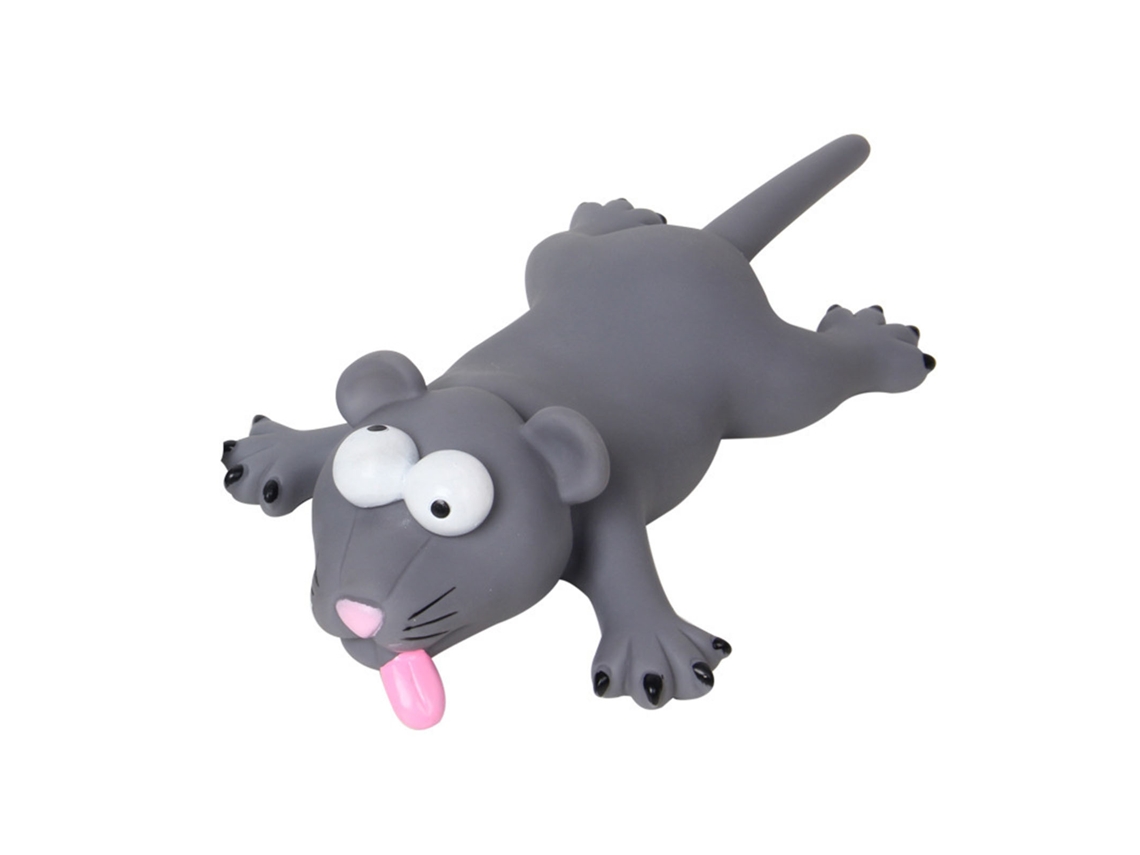 Rebe-juguete Ratón Con Sonido Chirrido Educativo Plástico Simulación Realista Para Niños Toddler Gris Oscuro
