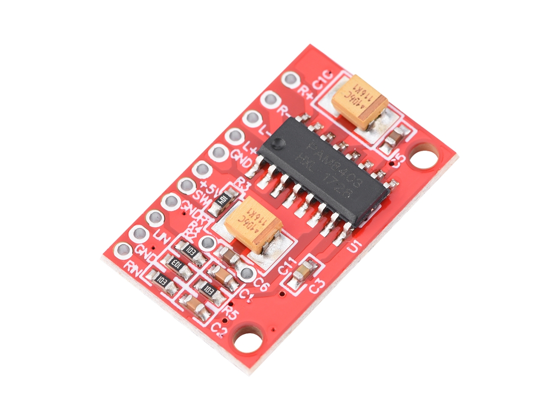 4 Módulos Amplificadores De Audio Digital De 2 Canales, 3 W, 5 V, Usb, Con Batería De Litio.