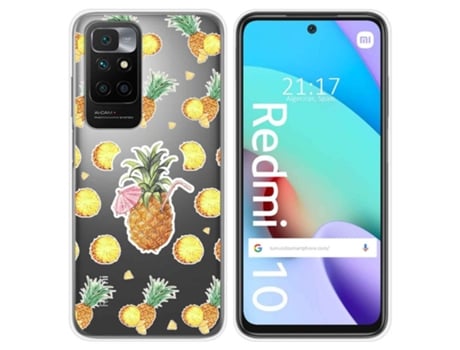 Carcasa Xiaomi Redmi 10 TUMUNDOSMARTPHONE Dibujos Transparente Multicolor